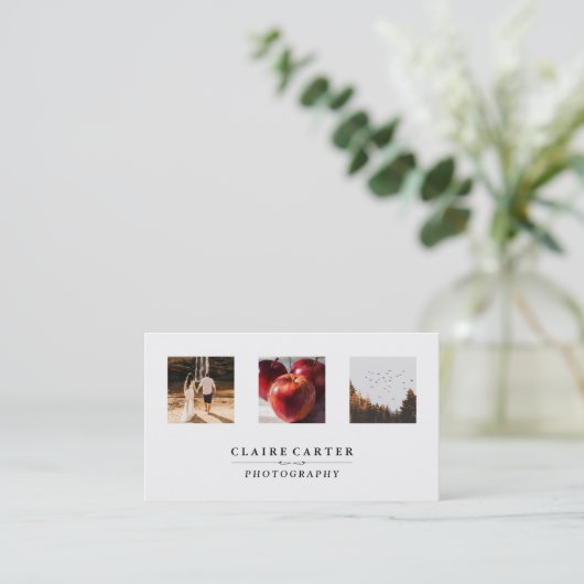 フォトグラフィー | フォトグラファーのポートフォリオ 名刺 (スタンド正面)