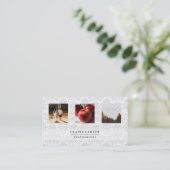 フォトグラフィー |写真家ポートフォリオ |ダマスク 名刺 (スタンド正面)