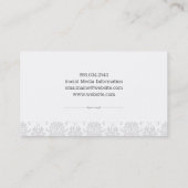 フォトグラフィー |写真家ポートフォリオ |ダマスク 名刺 (裏面)