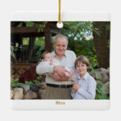 フォトグラン素晴らしパ初めてのクリスマスズツリーアンドクリブ セラミックオーナメント (裏面)