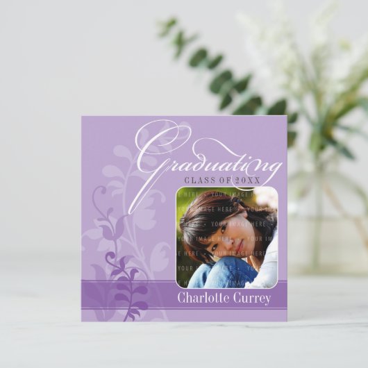 フォトグラードアナウンスパーエレガントプル 招待状 (スタンド正面)