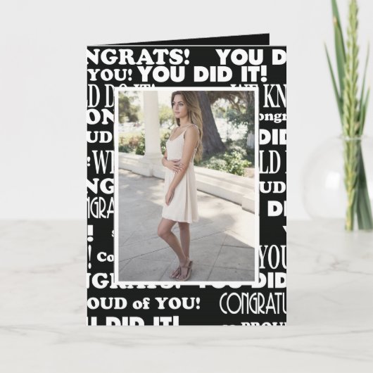 フォトグラードブラックカードとホワイトカード カード (正面)