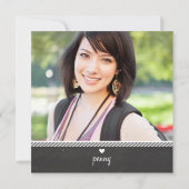 フォトグラード招待状お洒落スクエア文字 招待状 (裏面)