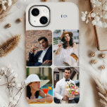 フォトグリッド4写真名またはイニシャルニュートラル Case-Mate iPhone 14 PLUSケース<br><div class="desc">写真モダンコラージュiphoneのパーソナライズされたケースあなたの名前またはイニシャルと4つのお気に入りの写真。この写真テンプレートは、角が丸い垂直ポートレート形式で写真を自動的に表示する。電話カバーはニュートラルストーン色で印刷されている – あなたがデザインツールの色の任意またはすべての変更を歓迎している。iPhone 14 Plus用に設計されているが、他の多くのモデルに適合する。モデもしルチェックを選択し違うて、プレビューで未素晴らしだにデザインが表示され、必要に応じもしてテキスクリックトを調整する(「デザインツールを使用して編集」)。</div>