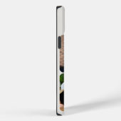 フォトグリッド4写真名またはイニシャルニュートラル Case-Mate iPhoneケース (裏面 / 右)