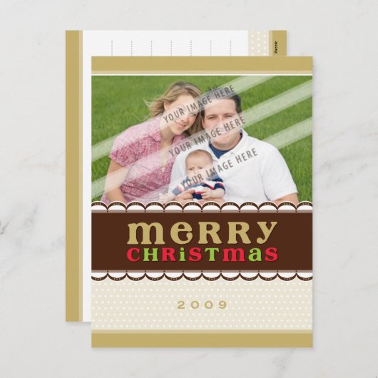 フォトグリーティングポストカード::キャンディフロス1 シーズンポストカード (正面/裏面)