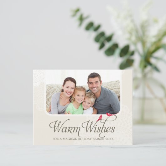フォトグリーティングポストカード::暖かい願い1 シーズンポストカード (スタンド正面)