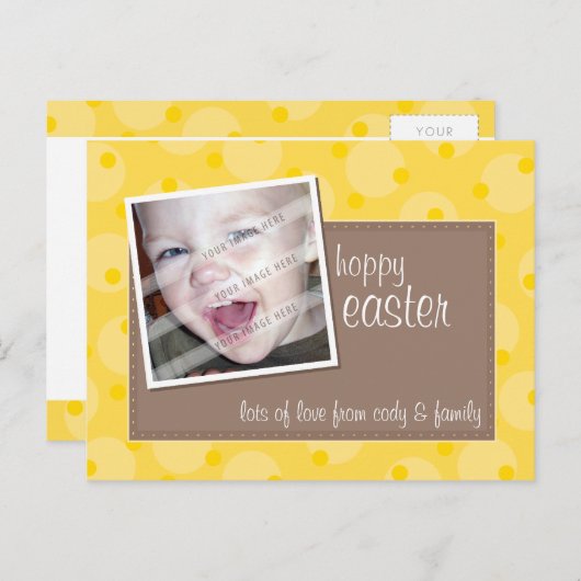 フォトグリーティングポストカード：：生意気な点在4 シーズンポストカード (正面/裏面)