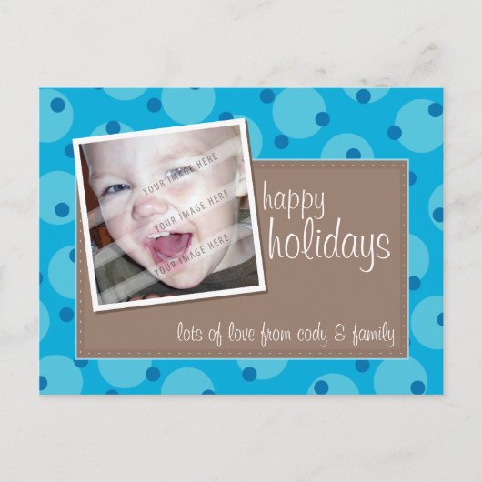 フォトグリーティングポストカード::生意気な点在9 シーズンポストカード (正面)