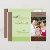 フォトグリーティングポストカ感動的キ:: joy 3 シーズンポストカード (正面/裏面)