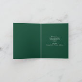 フォトグリーンエレガントクリスマスツリー以外 シーズンカード (内部)