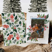 フォトグリーンリークリスマスカード シーズンカード