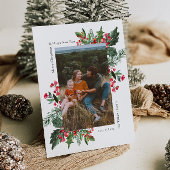 フォトグリーンリークリスマスカード シーズンカード