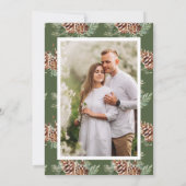 フォトグリーン日付カードの保存 セーブザデート (裏面)