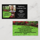 フォトグリーン造園業気に業 名刺 (正面/裏面)