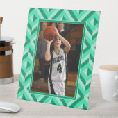 フォトグリーン3トーンダイヤモンドパターン 台座サイン (インサイチュ)