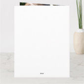 フォトグリーン ファーストコミュニオン サンキューカード (裏面)