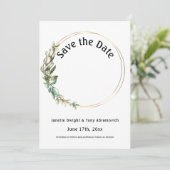 フォトグリ葉ーン招待状の保存 招待状 (スタンド正面)