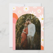 フォトグルーヴィーベビーシャワー招待状 招待状 (裏面)