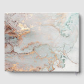 フォトグレイの薄暗い金箔瑪瑙悔やみや弔慰メモリアル ゲストブック (裏面)