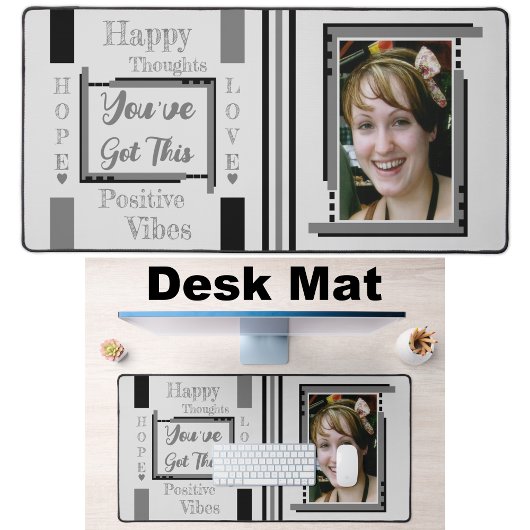 フォトグレイ得ブラックを追加 デスクマット