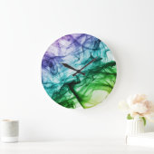 フォトグレーのカスタムクラシーを作成エレガントする ラージ壁時計 (ホーム)