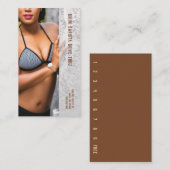 フォトグレービキニバリスタドライブスルーコーヒー ロイヤリティカード (正面/裏面)