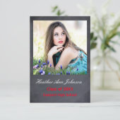 フォトグレー縦2枚- 3x5 Gradの発表 招待状 (スタンド正面)