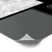 フォトグレー/ブラックポスター ポスター (角)