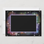 フォトグローインザダーク誕生日招待状 招待状 (裏面)