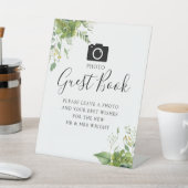 フォトゲストブックグリーナリーボタニッ結婚クス 台座サイン (インサイチュ)