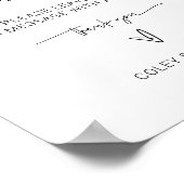 フォトゲストブックサインテーブルポスター ポスター (角)