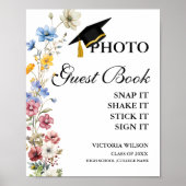フォトゲストブックサイン、卒業写真ゲストブック ポスター (正面)