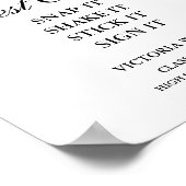 フォトゲストブックサイン、卒業写真ゲストブック ポスター (角)