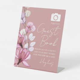 フォトゲストブックフローラダスティバラ結婚ズ 台座サイン
