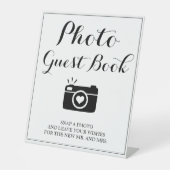 フォトゲストブック結婚のペデスタルサイン 台座サイン (正面)