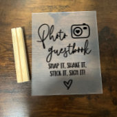 フォトゲストブック アクリルサイン