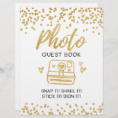 フォトゲスト結婚ブックのサイン (正面/裏面)