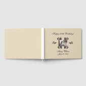 フォトゲスパーソナライズされたトブック ゲストブック (全面)