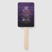 フォトコスメパーソナライズされたントパーティーハロウィンキッズ ハンドファン (裏面)