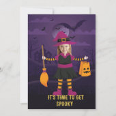 フォトコスメパーソナライズされたントパーティーハロウィンキッズ 招待状 (正面)