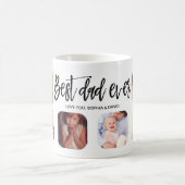 フォトコパーソナライズされたラージュパパ贈り物のお父さんの日 コーヒーマグカップ (中央)