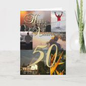 フォトコパーソナライズされたラージュ50周年 カード (正面)