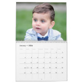 フォトコパーソナライズされたラージュ カレンダー (1月 2026)