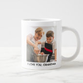 フォトコパーソナライズされたーヒーマグカップ – 完璧な贈り物 ジャンボコーヒーマグカップ (右)