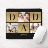 フォトコモダンラージュパパブラック金ゴールドマウスパッド マウスパッド (マウス)