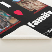 フォトコラモダングパーソナライズされたシェルパブランケット シェルパブランケット (3/4)