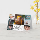 フォトコラモダンージュのゴッドマザー提案 カード (黄色い花)