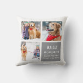 フォトコラモダンージュペット記念館 クッション (裏面)