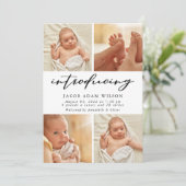 フォトコラモダンージュ誕生  案内状 (スタンド正面)